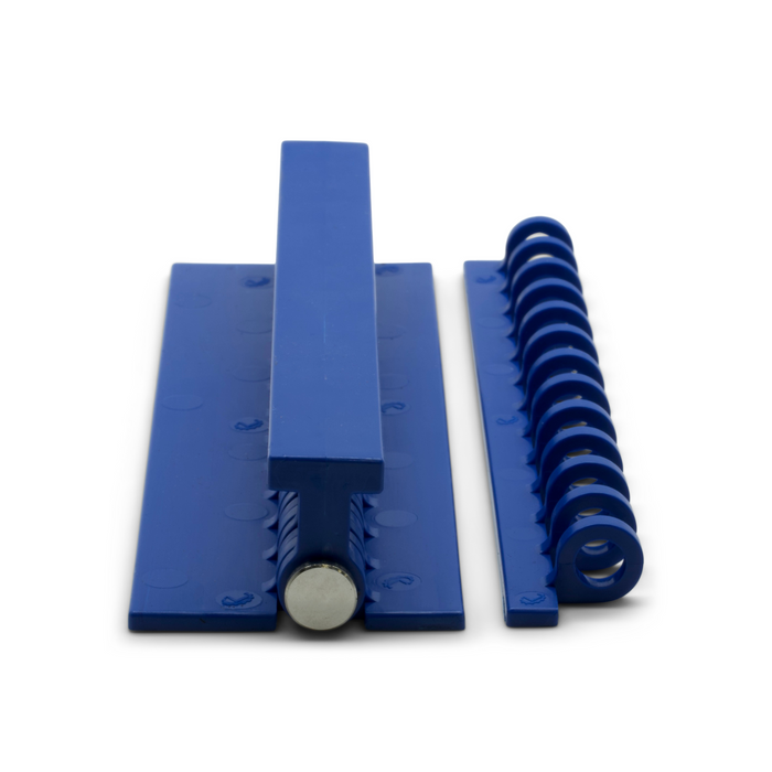 KECO 150 mm (5.75 in) Blue Flexible Hinge Tab Set