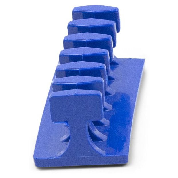 Centipede® Curved 25 x 50 mm Blue Flexible Crease Glue Tab