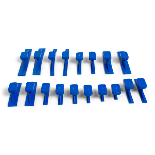 Dead Center® Variety Pack Blue Straight & Curved Crease Glue Tabs (18 Pieces)