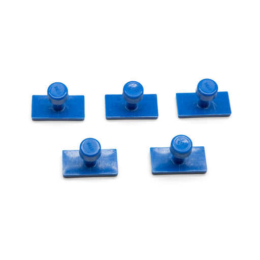 KECO 32 mm / 1.3" Blue Smooth Crease Glue Tabs (5 Pack)
