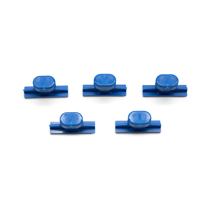 KECO 38 mm Blue Smooth Skinny Crease Glue Tabs (5 Pack)