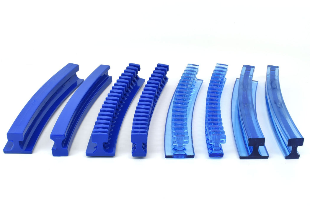 Centipede® Curved 12.5 x 150 mm Blue Rigid Crease Glue Tab